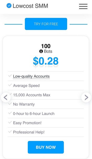 buy instagram bots cheap