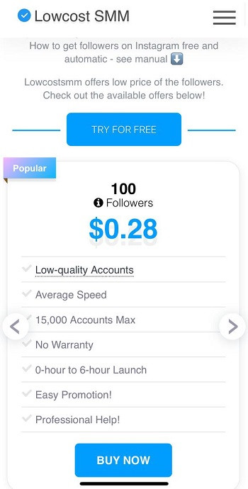 buy instagram followers cheap