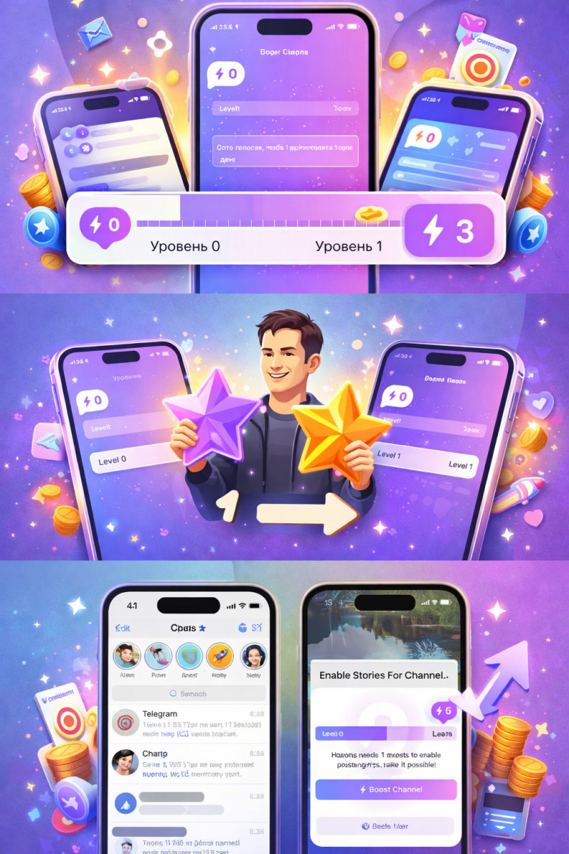 что такое бусты в телеграм