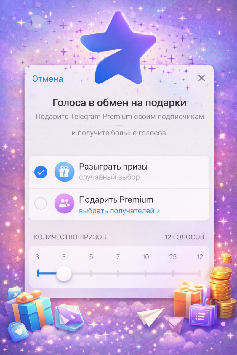 как сделать бусты в тг