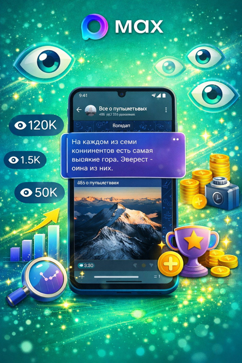 как в макс посмотреть просмотры