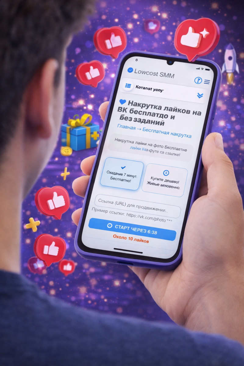 накрутка лайков в вк бесплатно