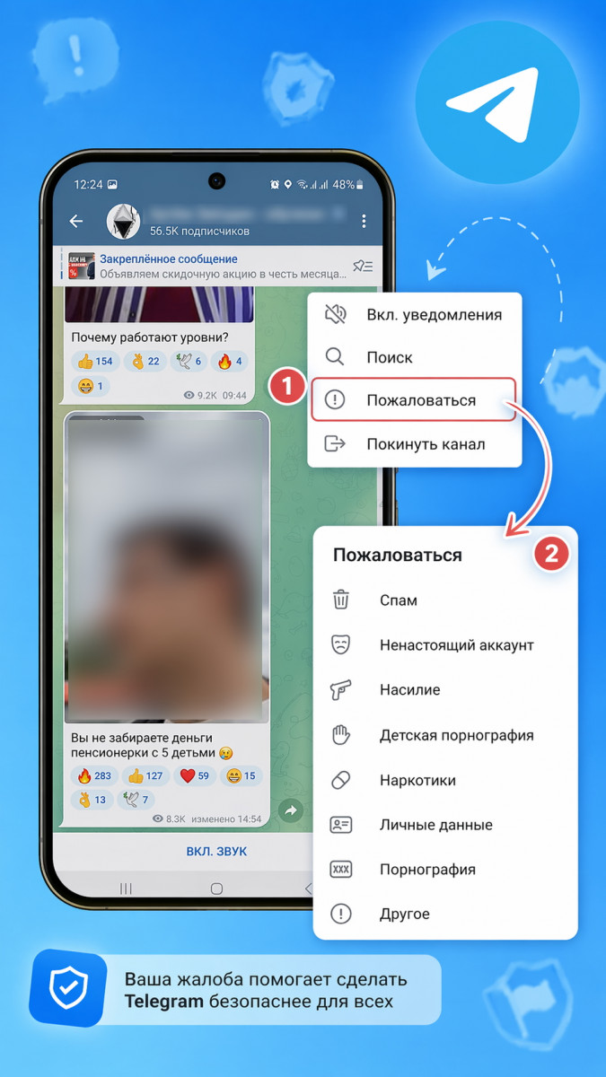 как подавать жалобы в тг как подавать жалобы в тг