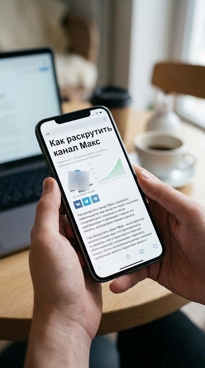 продвижение в макс