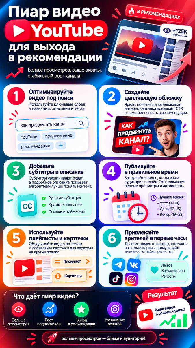 продвижение ютуб шортс и роликов