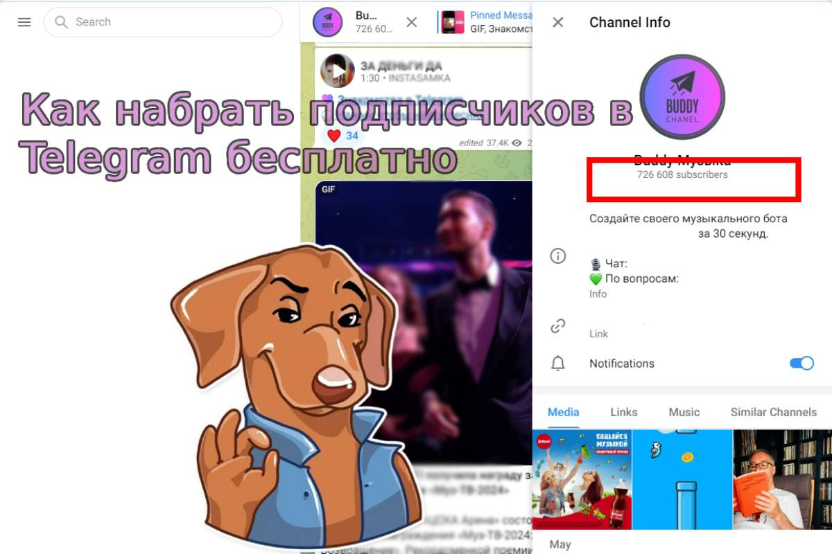 Как набрать подписчиков в Телеграм бесплатно 100, 1000 и 10000