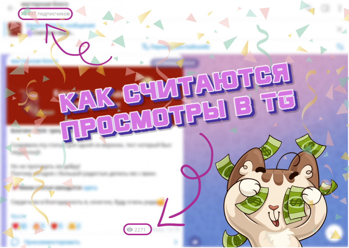 Как считаются просмотры в ТГ каналах и на постах