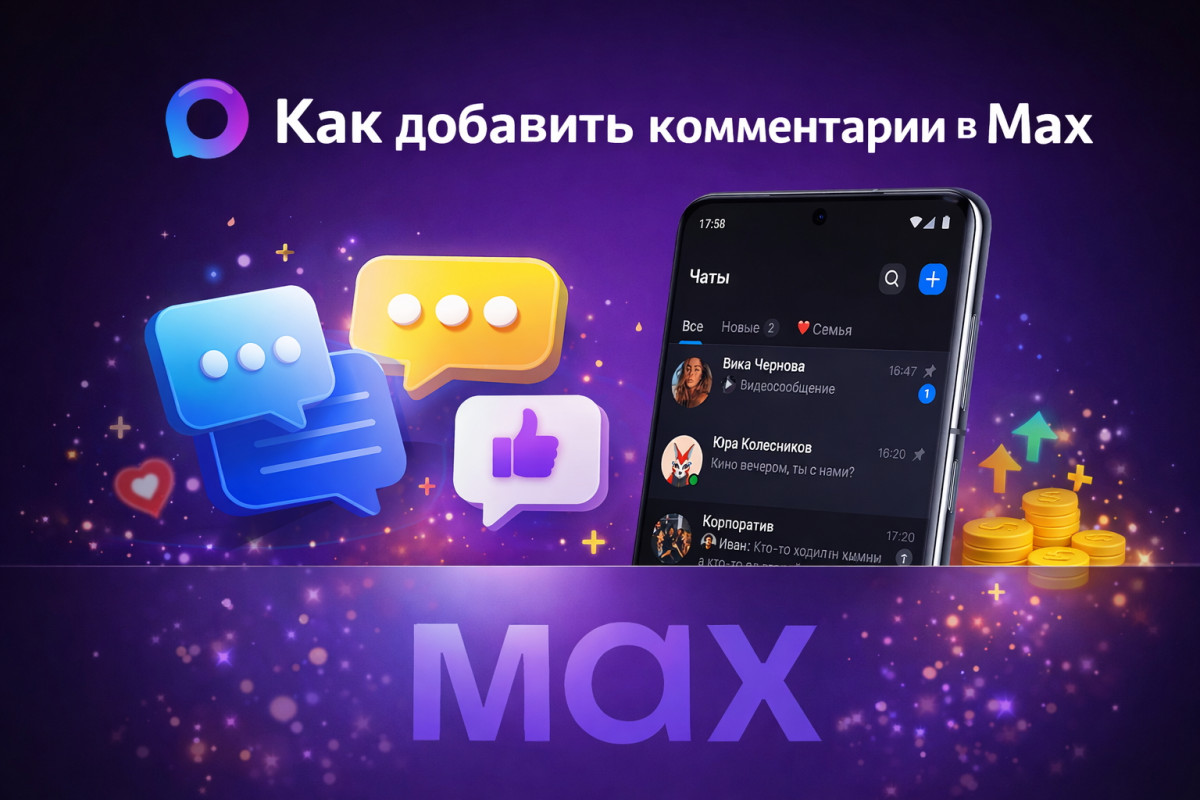 Как добавить комментарии в Макс канал — бесплатный обзор