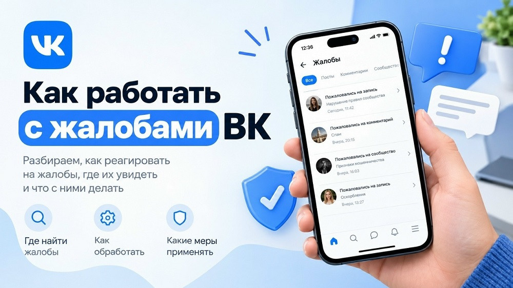 Как работать с жалобами ВК на человека, страницу и группу